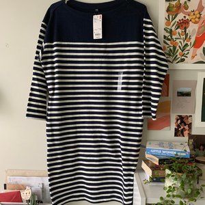 Uniqlo Striped Cotton Dress